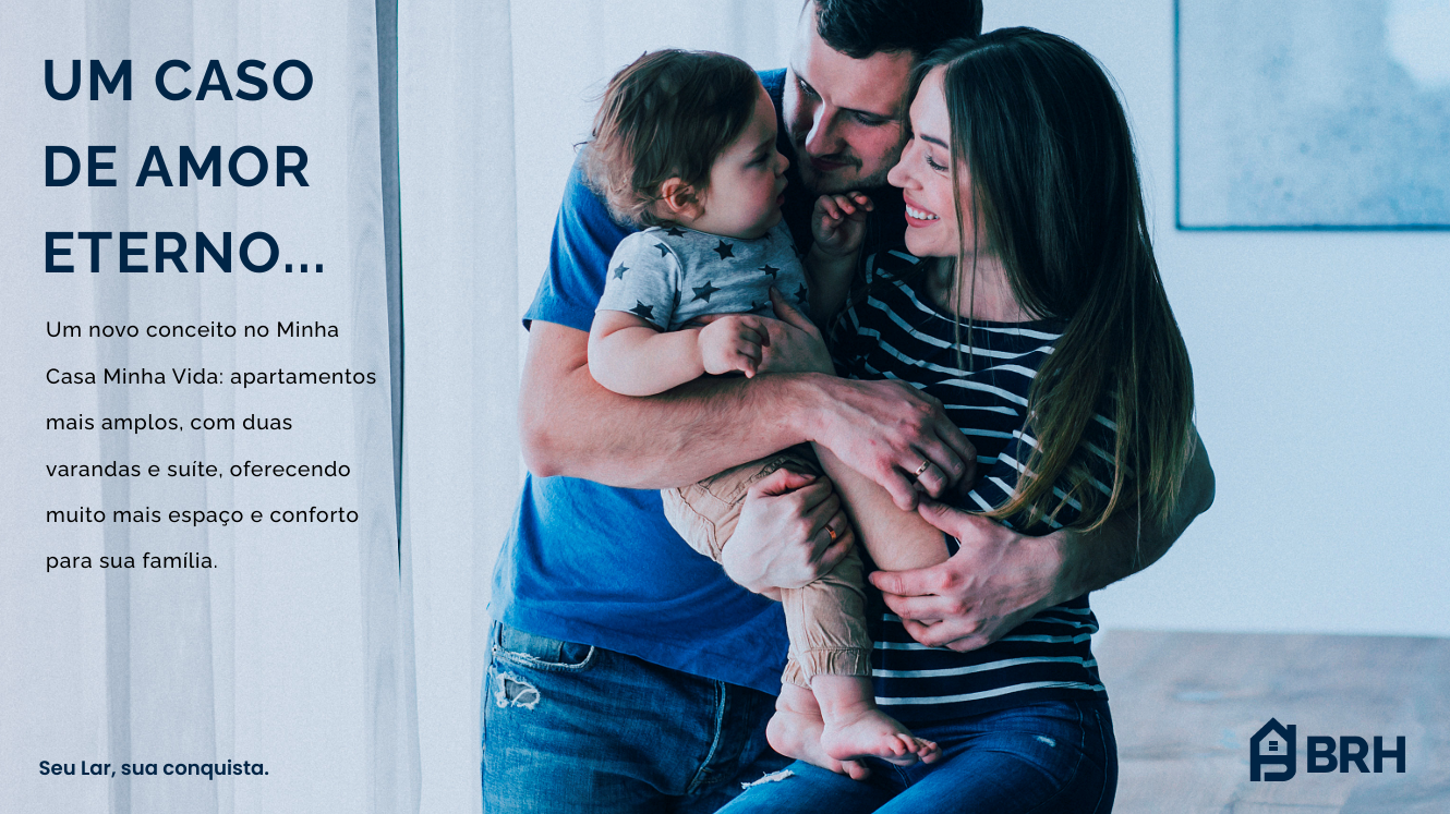 Família feliz em casa